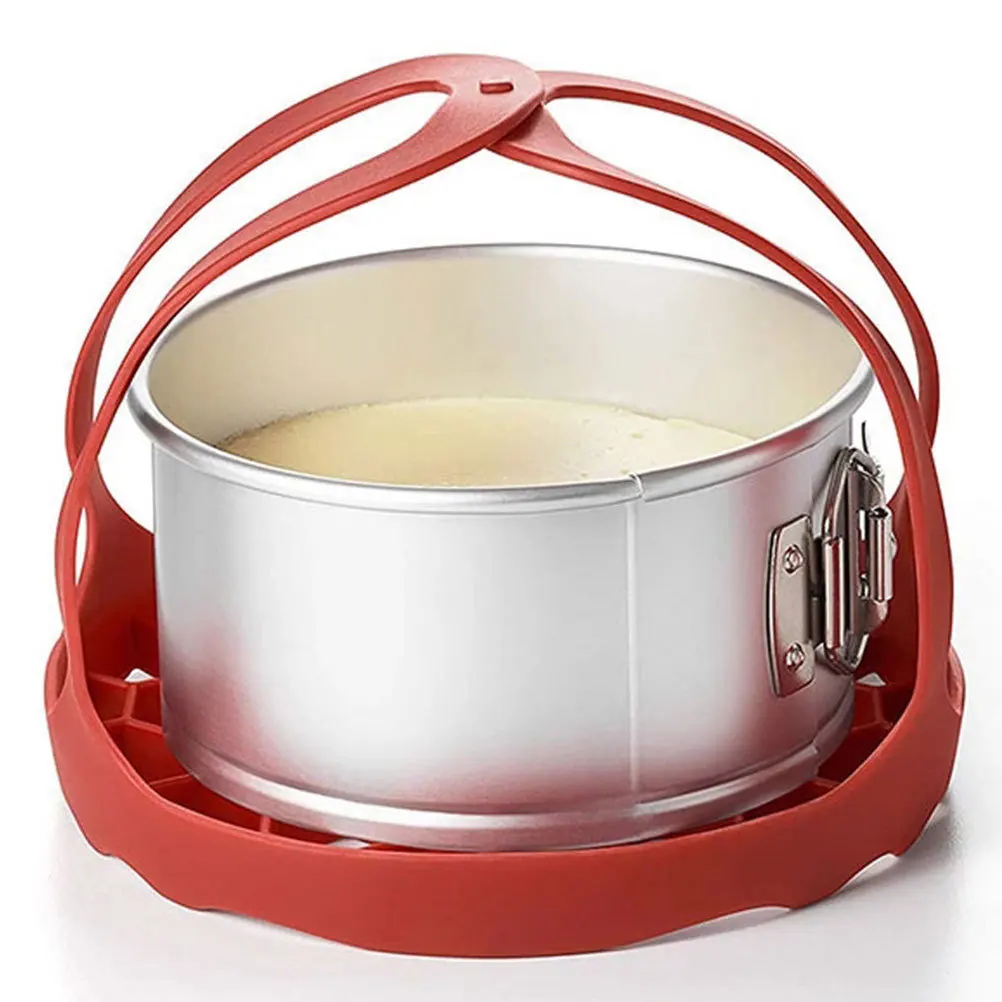 

2Pcs Egg Steamer Rack Silicone Single Layer Multi Hole Cooking Accessories Cooker Slings Pressure Cooker Silicone Pot Lifter