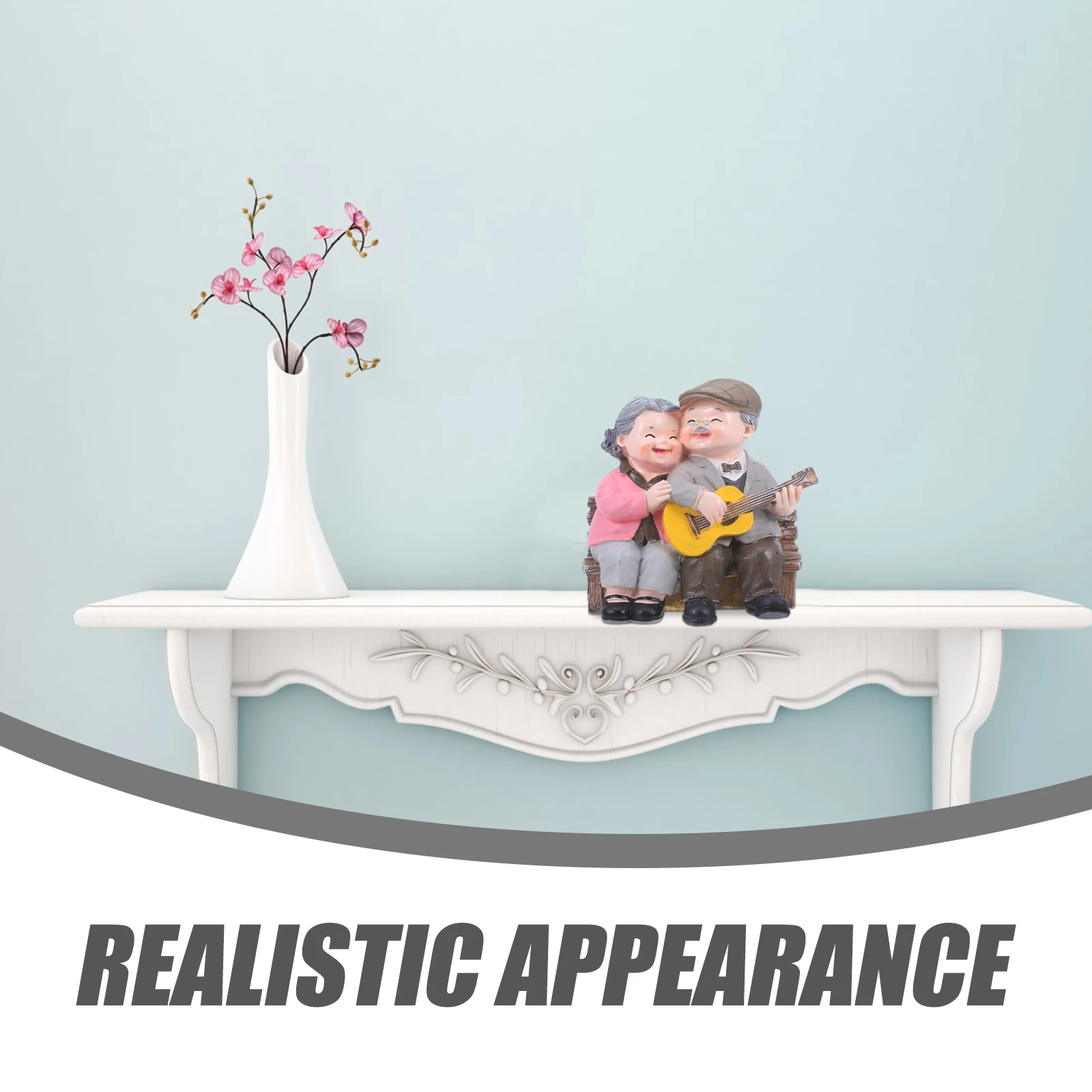 

Old Parents Crafts Unique Design Exquisite Workmanship Perfect for Room Decoration Birthday Wedding Anniversary Gifts Resin