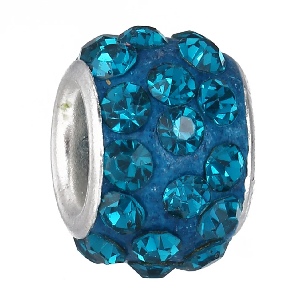 

100 шт., бусины «сделай сам», стеклянные стразы с большим отверстием, инкрустированные смешанными цветами для браслета, ожерелья, изготовления ювелирных изделий, аксессуары для рукоделия