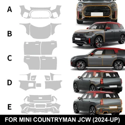 For Mini Cooper Countryman U25 2024 2025 Car Paint Protection Film TPU Precut Transparent Body Sticker Bra Kit Anti-scratch