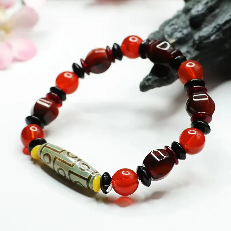 Juanyu authentic nine-eye beads red agate bracelet jewelry jewelry factory on behalf of MN1122584