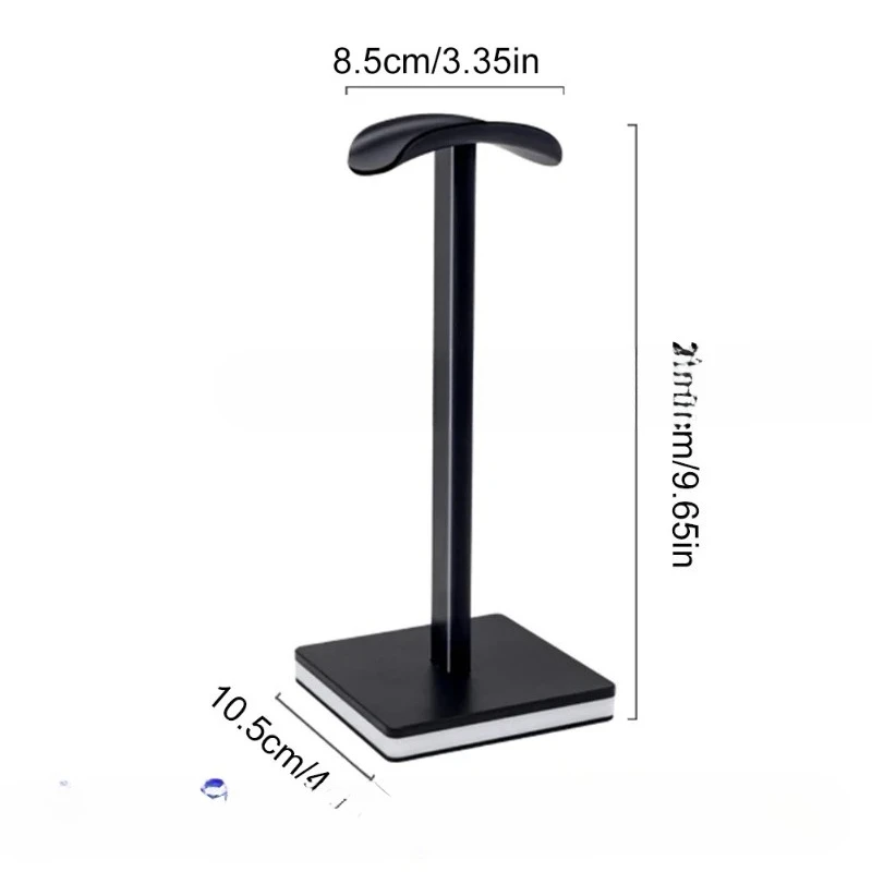 Customizable Universal Gaming Headset Holder, Glowing Base