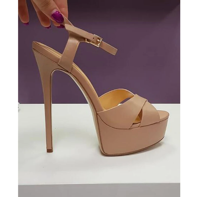 

Сексуальные женские босоножки на шпильке с перекрестным ремешком, женская летняя обувь с открытым носком и ремешком на щиколотке, гладиаторская обувь на платформе с вырезами, обувь для вечеринок