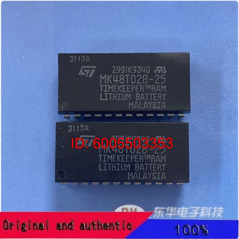 1 pcs MK48T02B-25  DIP24   MK48Z02B-20    DIP24    MK48Z02B-15    DIP24    MK48Z02B-12    DIP24   100% New&original In Stock