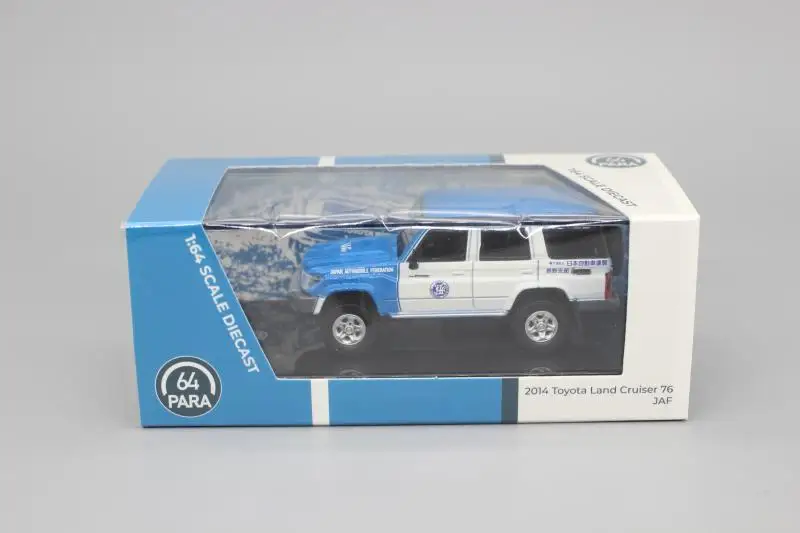 PARA64 1:64  Toyota Land Cruiser 70 series white Limited collection of die-casting alloy car models