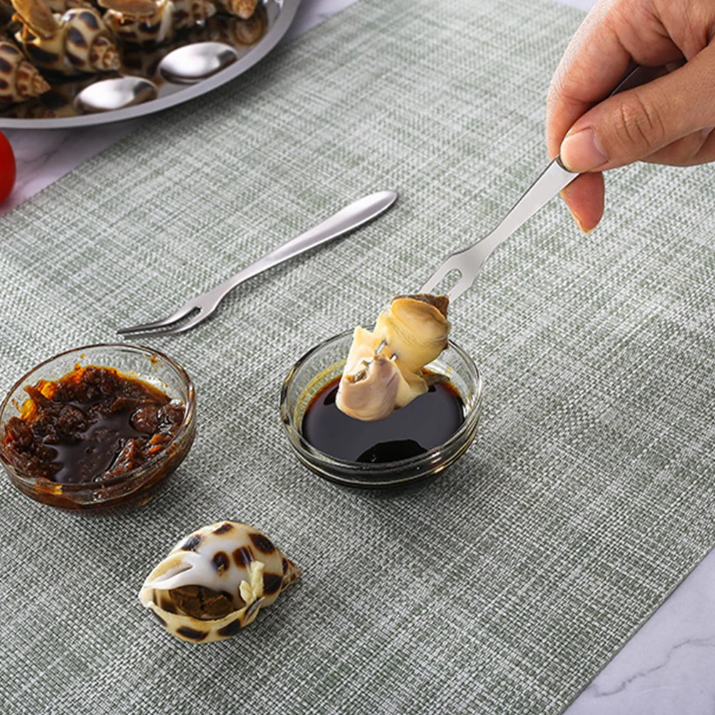 

1Set Stainless Steel Snail Plate 12-Hole Escargot Dish Rust Resistant Shellfish Clip Fork Set Kitchen Cooking Baking