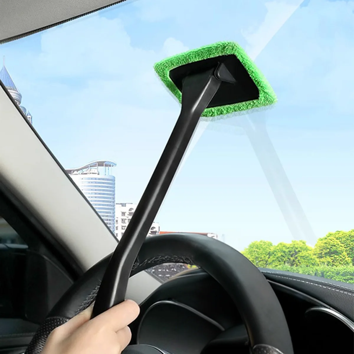 Car front windshield defogging brush Car window defogging cleaning brush Dust duster Wipe anti-fog agent tool