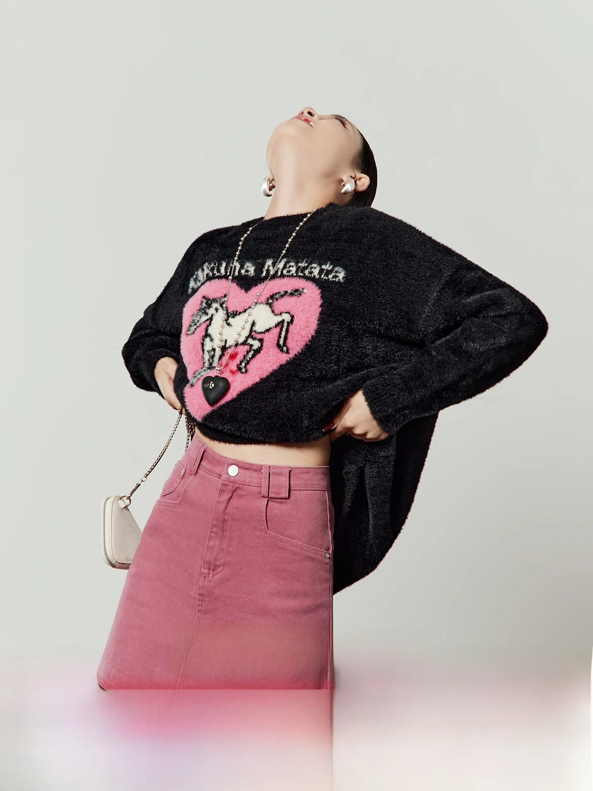 

Bla Knitted Loose Sweater for Women Winter New Sle Commute Wind Pattern Crochet Top Women's Faion Casual Knitwear