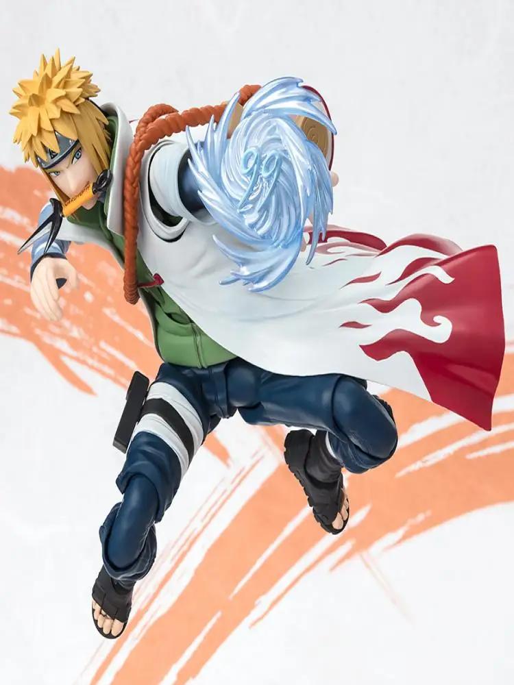 Original echt auf Lager Bandai Shfiguuts Anime Narutop99 Namikaze Minato Action figur Sammler modell Ornament Dekoration