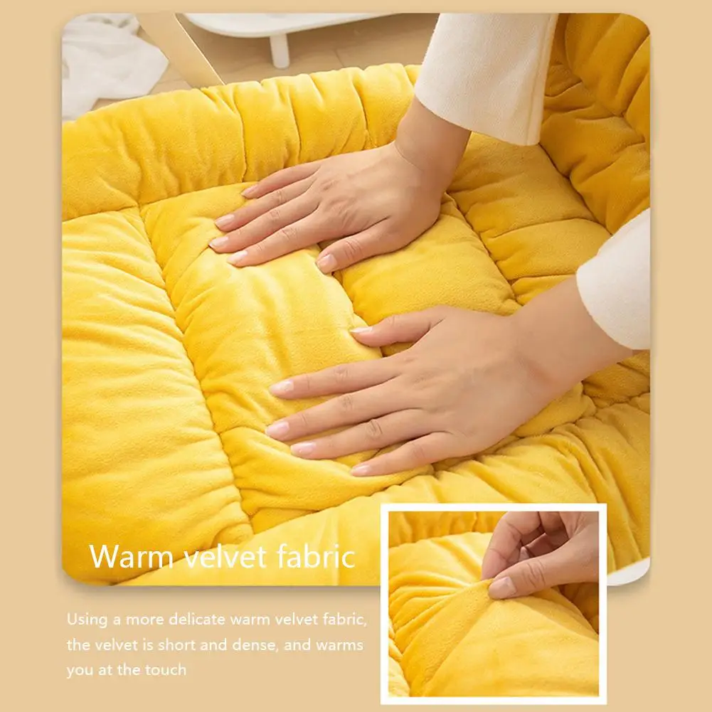 NEW Winter Thick Rocking Chair Cushion Outdoor Garden Chair Cushion Non-Slip Soft Removable  Washable Chair Back Cushion