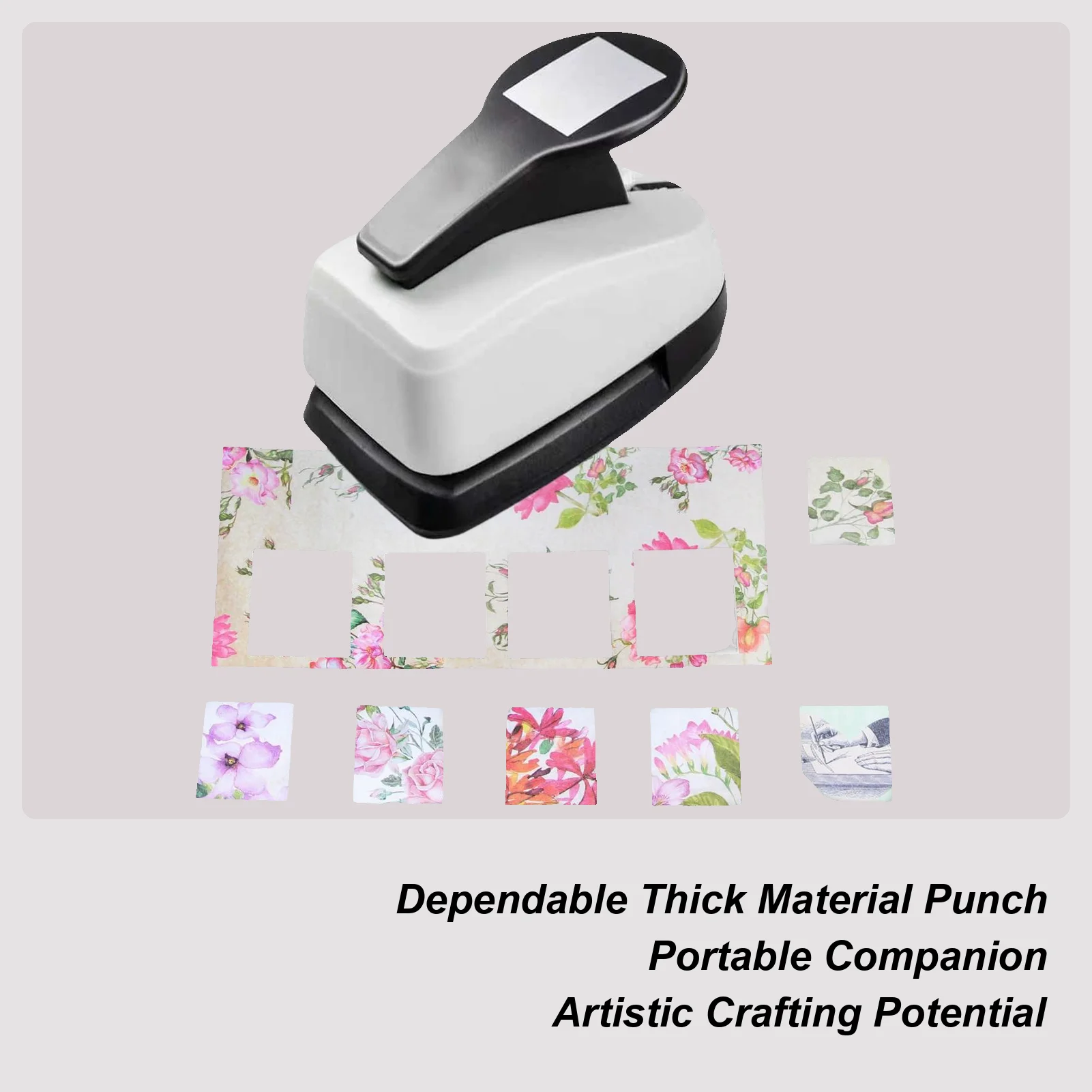 Square Punch Hole Maker Tool Paper Punches For Scrapbooking Card Making Art Project Photo Journal Adult Student School Kids