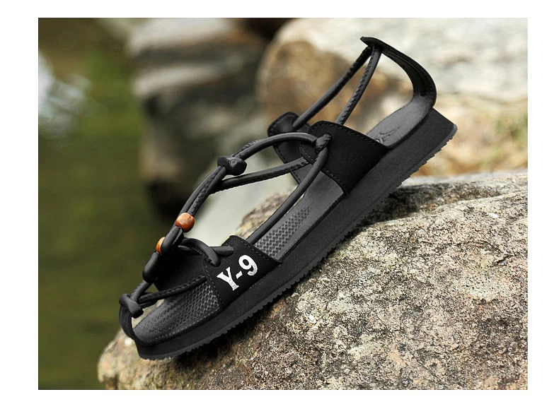 Summer Men Sandals New High Quality Leather Mens Casual Shoes Outdoor Men Leather Sandals for Men Beach Shoes Roman Men's Shoes