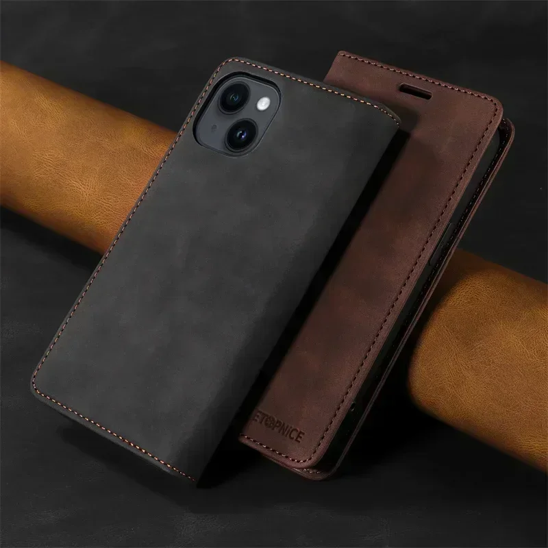 Funda tipo billetera de cuero magnética Mi15Pro para Xiaomi 15 Pro, Funda para teléfono, Funda protectora con bolsillo para tarjetas para Xiaomi Mi 15Pro