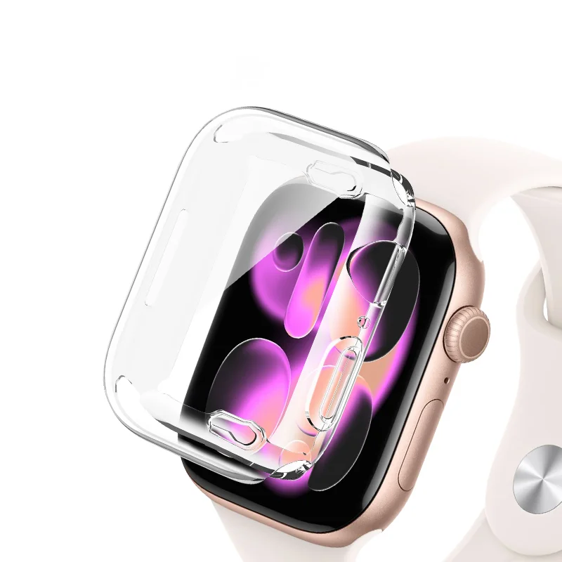 1-5PCS Soft TPU Screen Protector for Apple Watch 11 10 45mm 41mm 44mm 42mm 46mm Full Case Cover IWatch Series 9 8 7 SE 6 5 4 3 2 image 3
