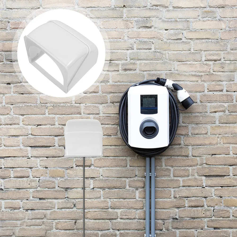 

2 шт. водонепроницаемые защитные коробки для розеток, всепогодные защитные кожухи для электрических розеток, уличные электрические коробки, брызгозащищенные, прочные, из АБС-пластика, многоразовые, для дома