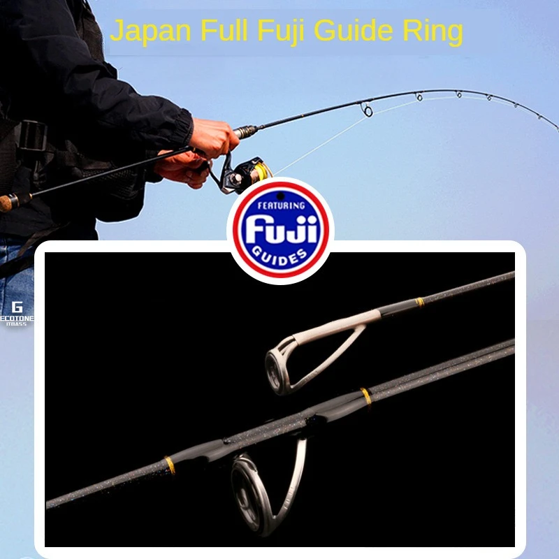 Boat Fishing Rod Sea Fishing Rod Ultra Light Ultra Hard Slow Jigjing Japan Full Fuji Guide Ring Carbon Fiber Solid Rod Slight