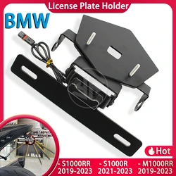 For BMW S1000RR S1000R M1000RR 2019 2020 2021 2022 2023 Motorcycle Accessories License Plate Holder Adjustable Long Short Frame