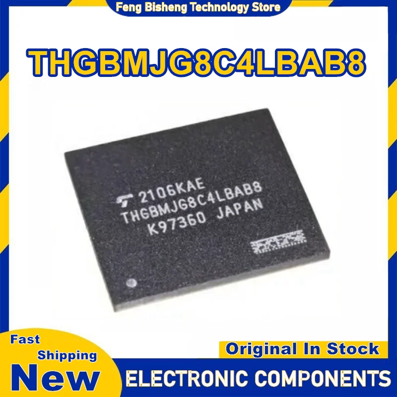 

THGBMJG8C4LBAB8 32GB industrial-grade EMMC V5.1 BGA153 IC New Original in Stock