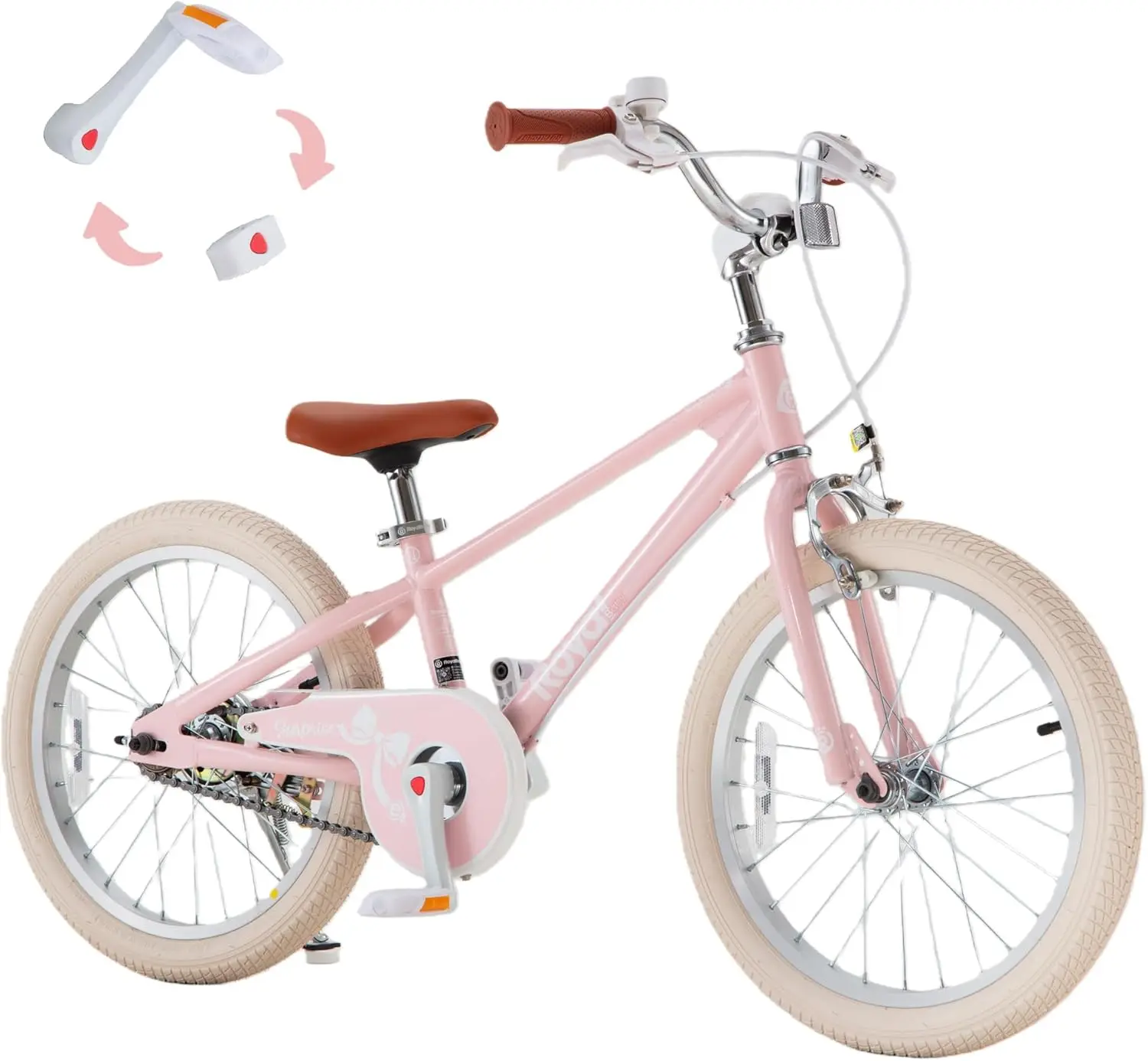 

Детский велосипед EZ, 12-18 дюймов, трансформируемый из балансировочного в педальный, для мальчиков и девочек, возраст 2-9 лет