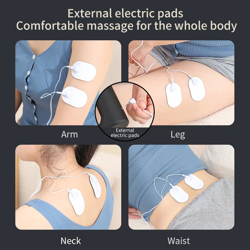 Square Massage Gun High Frequency Hot Compress Pulse Deep Tissue Body Vibrato Fascia Gun Sport Fitness Relax Muscle Massager