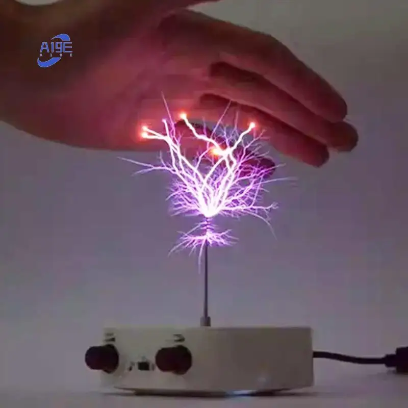 

A19E-Bluetooth для музыкальной катушки Тесла, сенсорный искусственный искровой зазор, Bluetooth-дуговой генератор, модель эксперимента, вилка стандарта США