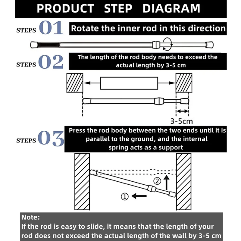 4PCS Rv Refrigerator Bars Adjustable Rv Fridge Tension Bars Rv Fridge Bars For Holding Food Drinks Rv Fridge Parts