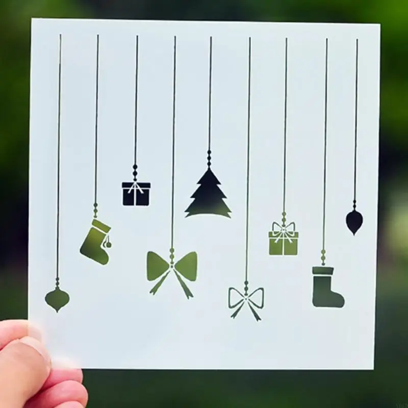 Y08D Giáng Sinh Bánh Cưới stencil Trang Trí Mẫu Quà Tặng Làm Bánh Quà Tặng Người Yêu