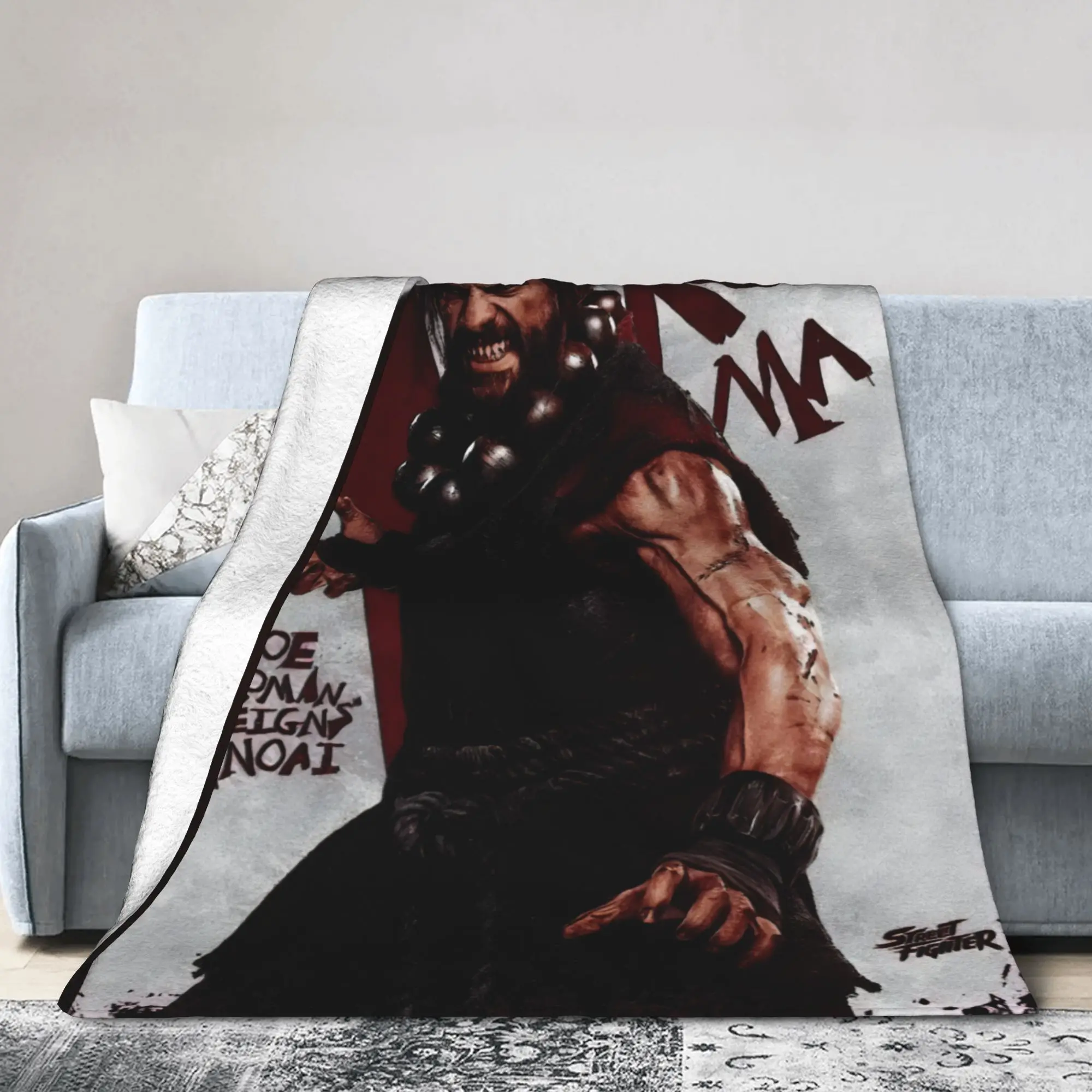 

New Streets Fighters Movie 2026 Blanket Lightweight Thin Coral Fleece Plush Relax Throw Blankets Machine Washable