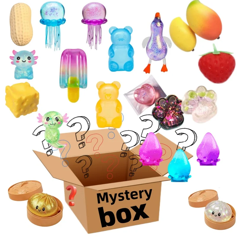 Heißer Blind Box Überraschungs-Fidget-Spielzeug: Antistress-Fuß-Squishy zum Quetschen – Stressabbau-Spielzeug für E-Stress-Linderung, Quetsch-Geschenk für die Feiertage