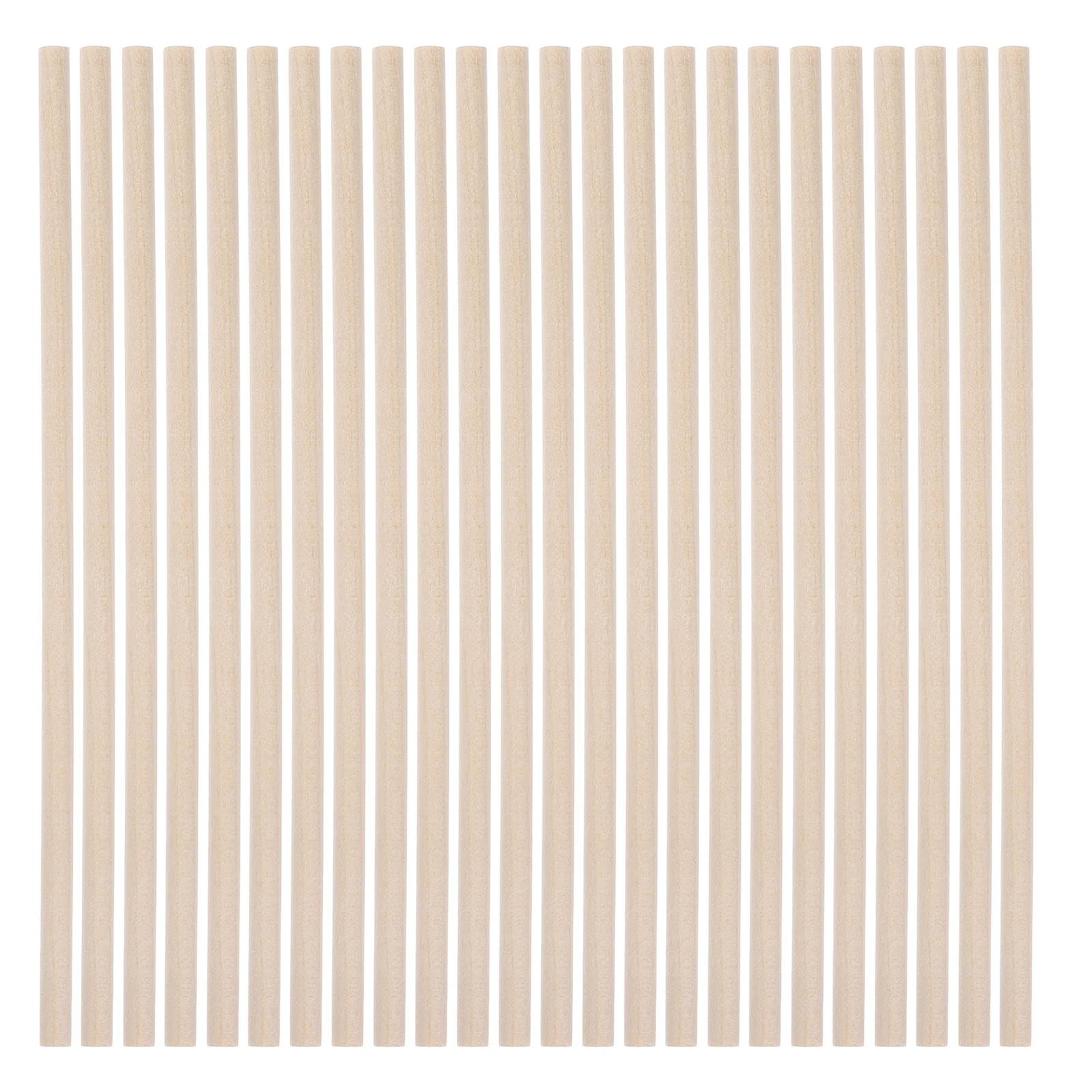 

50pcs Natural Wood Sticks For Kids Diy Craft Unfinished Wooden Dowel Rods Building Hand-Eye Coordination Family Bonding Activity