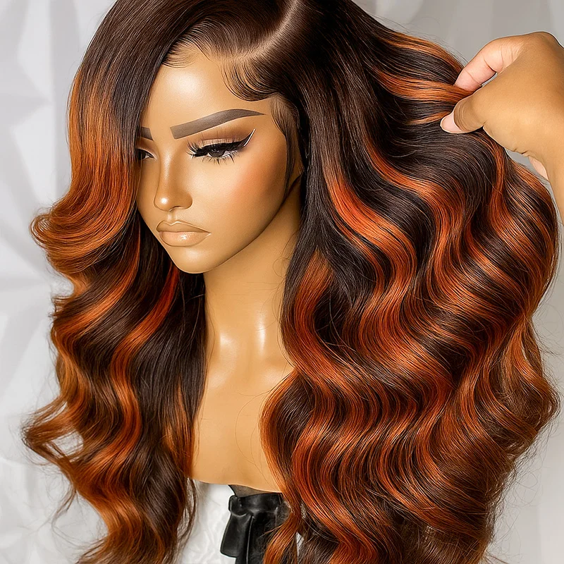 

# 4/350 Выделите Объемная Волна 5x5 HD Кружевные Фронтальные Парики Человеческие Волосы Вьетнамский Омбре Медовый Блондин Смешанные Цветные Парики Человеческих Волос