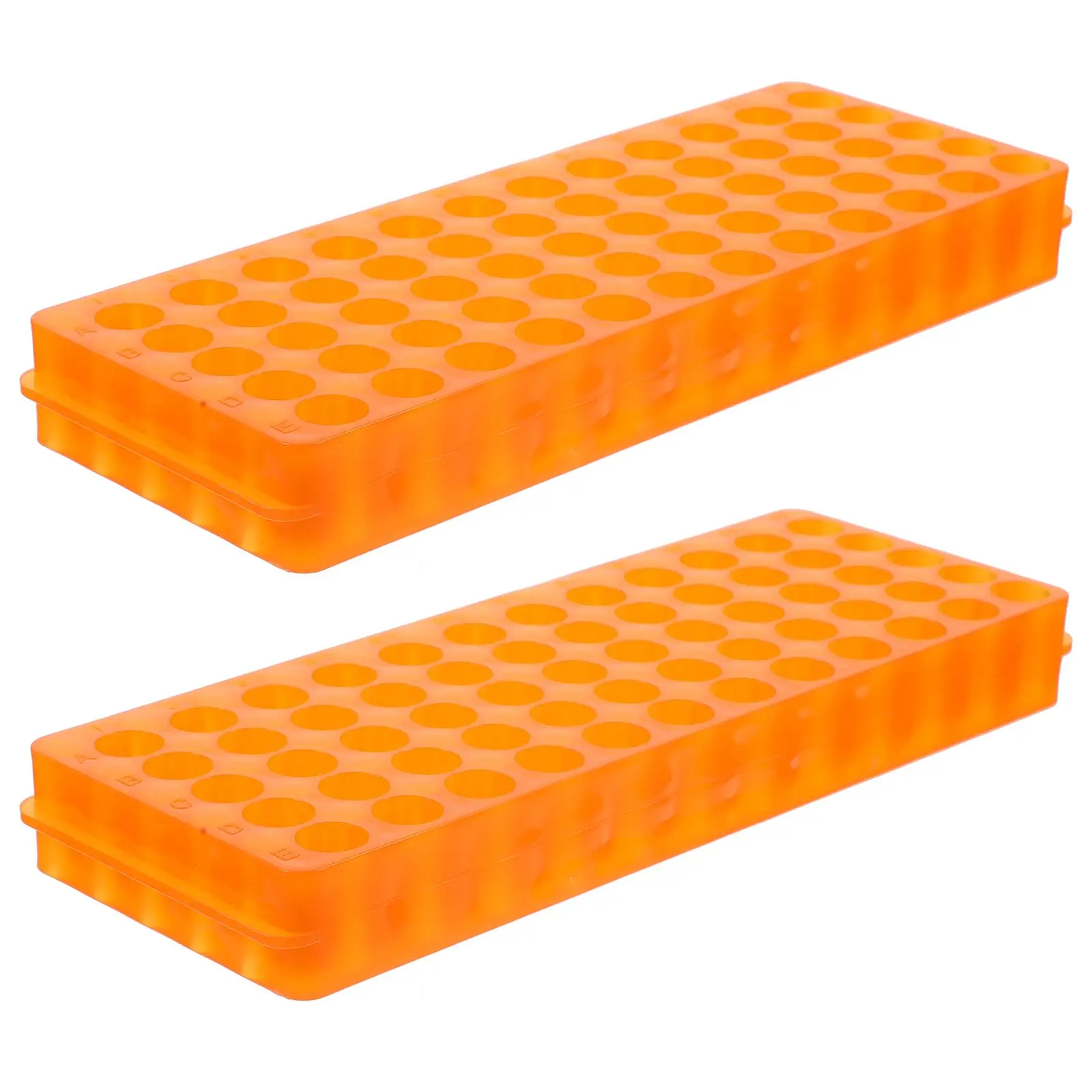 2PCS Rack 0,5 ml-2 ml Reagenzglas Halter Rohre Polypropylen Halter Fläschchen Lagerung Reagenzglas Organizer