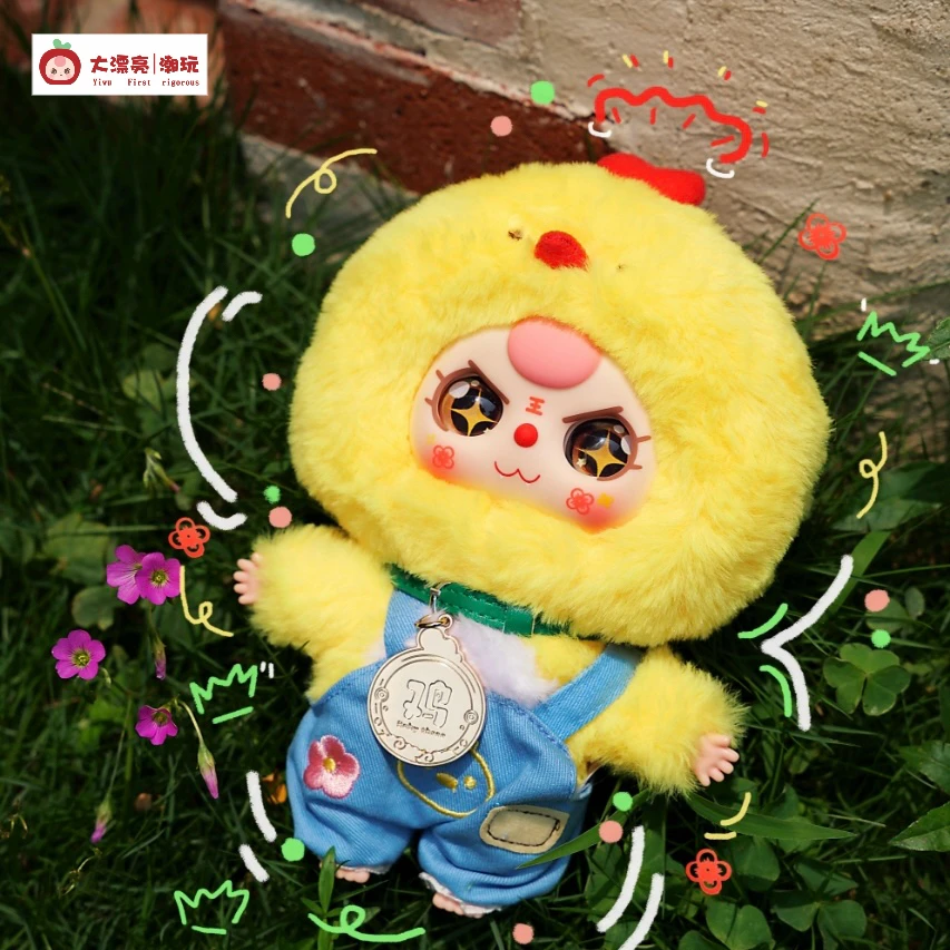 

Детские три китайских зодиака серии второго поколения, слепая коробка Mystery Box Sorpresa, аниме-фигурки для девочек, милая модель, подарок на день рождения