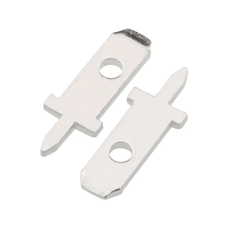 لوح لحام PCB ممتاز مكون من 50 قطعة مقاس 2.8 مم - عروة لحام ذات ساق واحدة - سمك 0.8 مم - طرف زنبركي #4