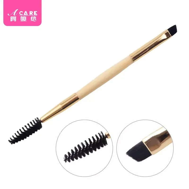 DX01/Eyebrow brush/C1PQ0-Makeup Brush Portable Eye Brush Beginner Eyebrow Curling Tool Makeup Novice Double-Headed Brush