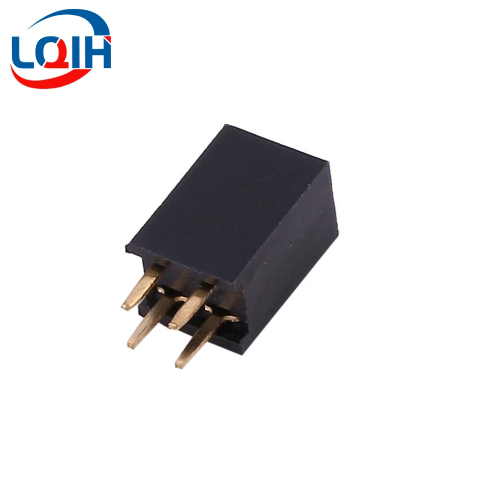 2.54mm Double Row Female 2~40P Breakaway PCB Board Pin Header socket Connector Pinheader 2*2/3/4/6/10/12/16/20/40Pin For Arduino