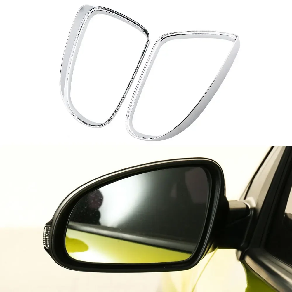 

Car Rearview Mirror Visor Cover for Hyundai Kona Encino 2018 2019 2020 Side Mirror Rain Shield Trim Sticker 2Pcs ABS Accessories
