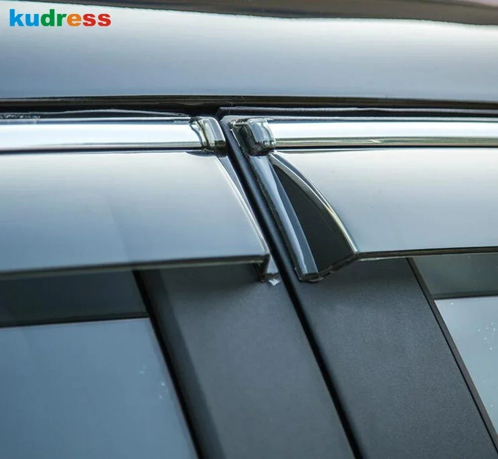 For Volkswagen VW Tiguan MK2 2017 2018 2019 2020 2021 Car Window Wind Deflector Sun Guard Rain Vent Visor Cover Trim Accessories
