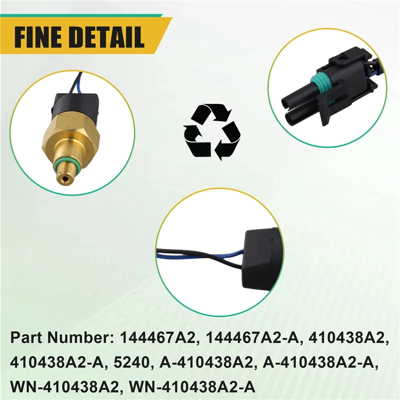 AU63-3X Pressostato collettore cambio di potenza 144467A2 per custodia IH 5120 5130 5140 5220 5230 5250