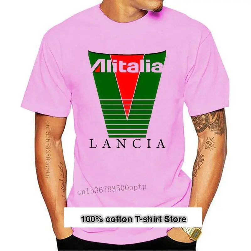 

Camiseta de alitancia Lancia Stratos para hombre, camisa de colores de carreras, blanca, icónica, novedad