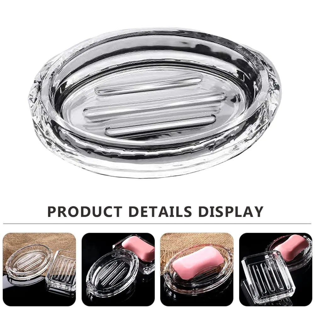 

Case for Bathroom Home Tray Transparent Containers Storage Design Dry Clean Kitchen Soap Boxes For Homemade Soap Travel Box