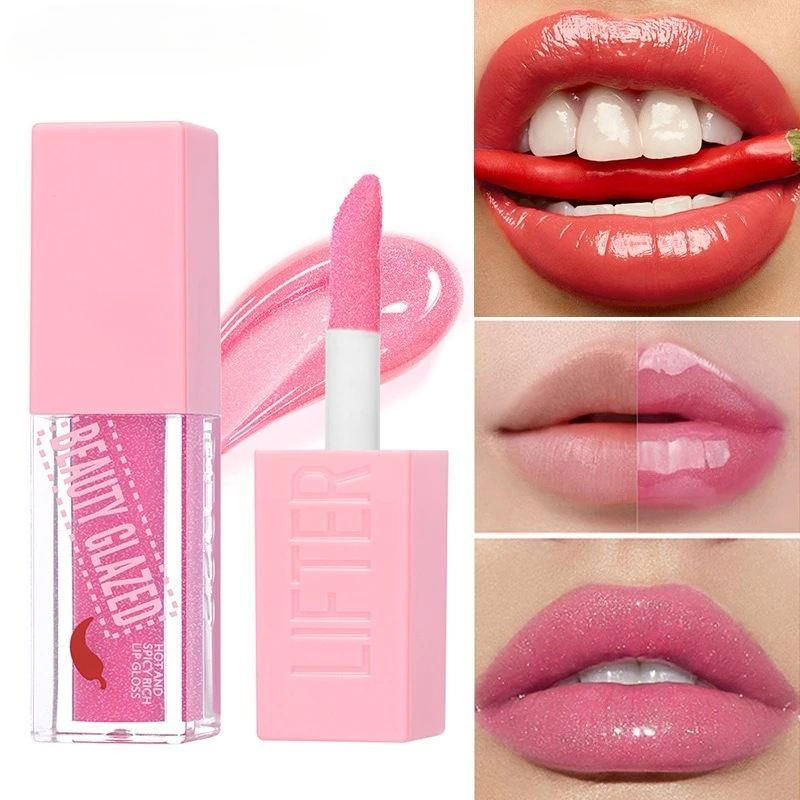 Chili Lip Voller Olie Serum Instant Langdurige Volumising Essentie Olie Reparatie Lip Fijne Lijntjes Verhoogt Elasticiteit Sexy Lippenbalsem