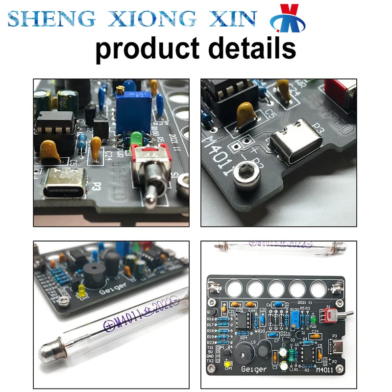 1pcs Assembled Geiger Counter Kit V0.8 Open Source DIY