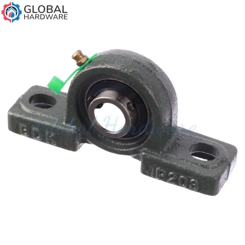 ตลับลูกปืน UCP203 ใช้สำหรับอุปกรณ์อุตสาหกรรมที่มีน้ำหนักมากในเครื่องจักรกลการเกษตร