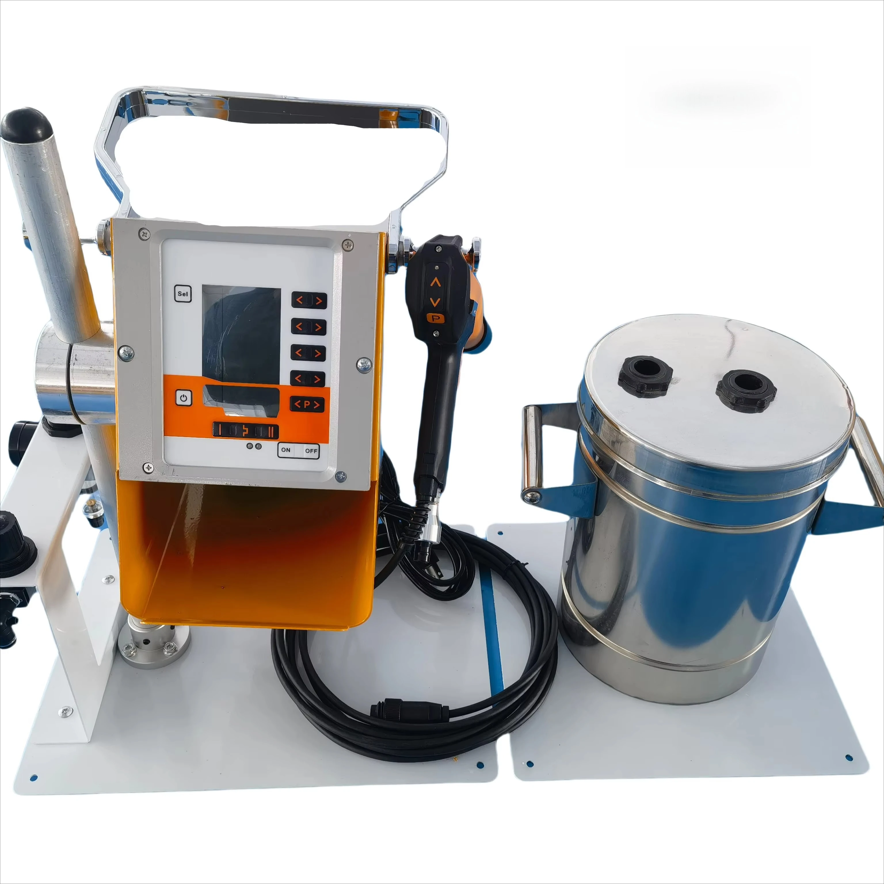 Steel Substrate Metal Electrostatic Powder Coating Machine with Core Components of PLC Pump Bearings