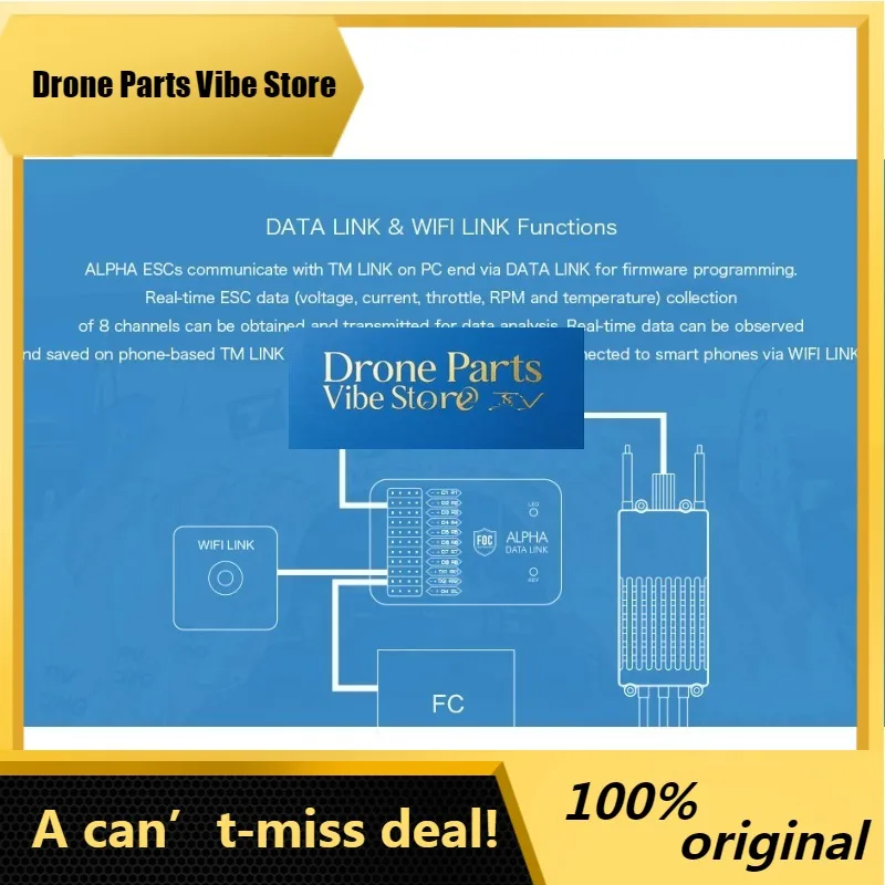 

DParts1Support 1-8 Channel ESC Data U-AV Data Link Transmission Module For D-rone For Air-craft