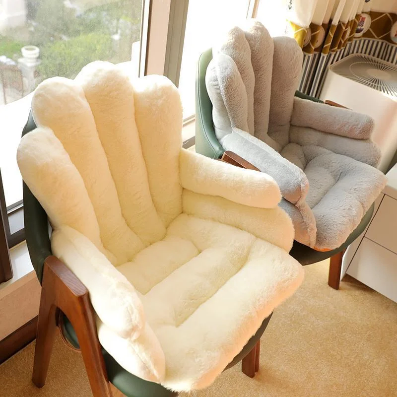 Coussin de siège décoratif portable pour intérieur et extérieur avec dossier intégré et support de hanche