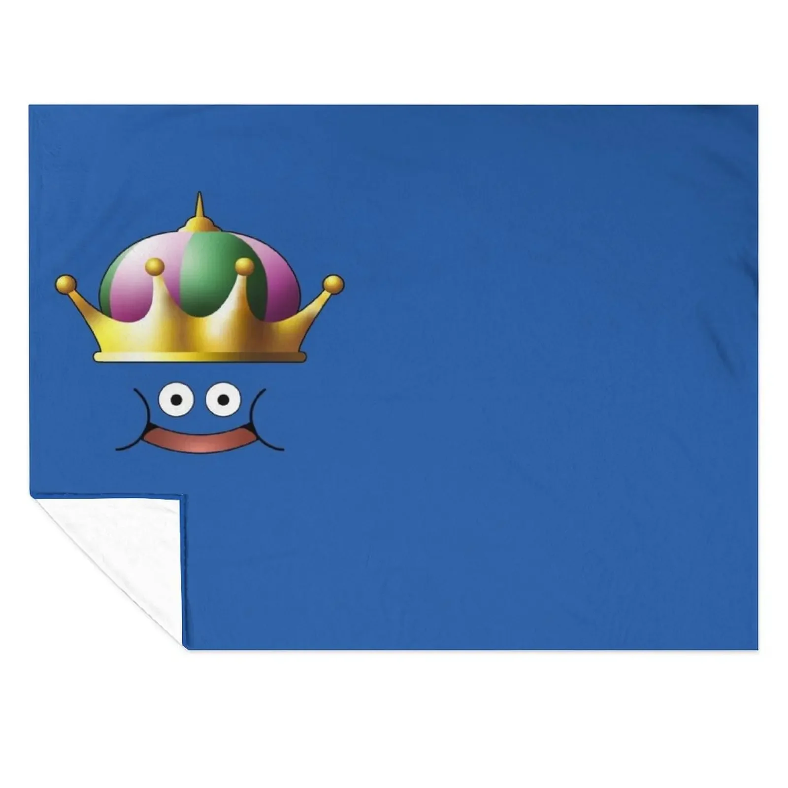

King Slime Face Dragon Quest Throw Blanket halloween Luxury Hair Thins Blankets