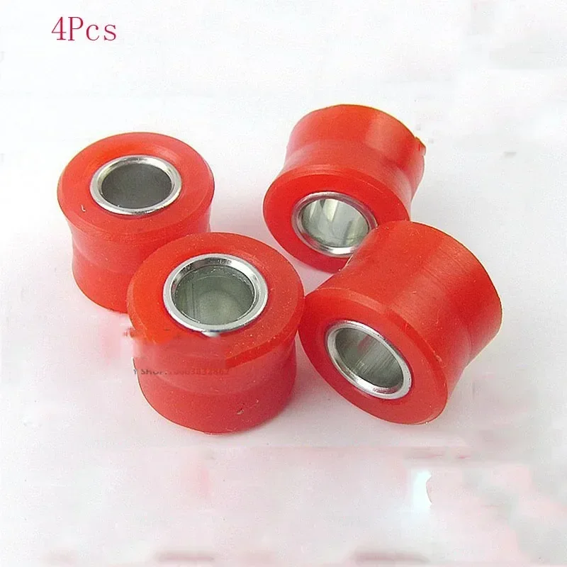 Top Quality Motorcycle Bike Rear 10mm/12mm Shock Absorber Red Durable Rubber Bush Buffer Ring High Quality