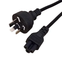 AU Austrlia Power Cable Australian AU IEC C5 Cloverleaf Power Supply Lead Cord 1.2m For Laptop Computer